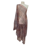 Szal z szyfonu jedwabnego