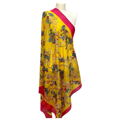 SZAL -  Jedwab naturalny z jedwabnym poliestrem