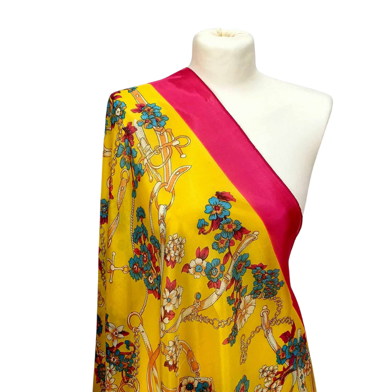 SZAL -  Jedwab naturalny z jedwabnym poliestrem