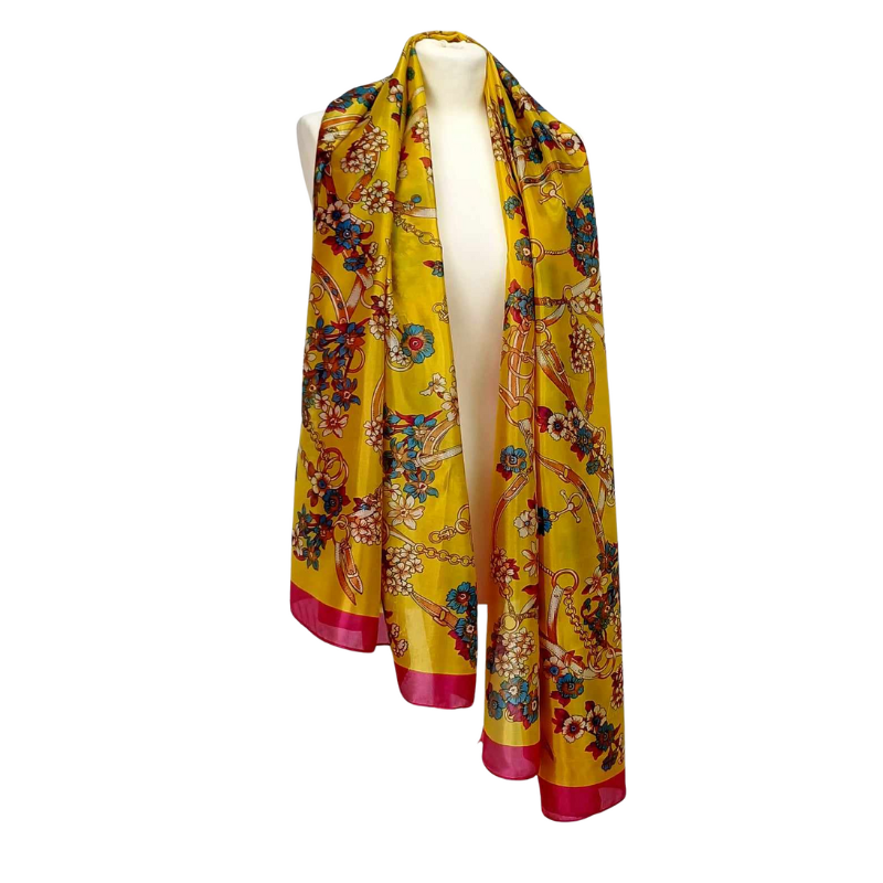 SZAL -  Jedwab naturalny z jedwabnym poliestrem