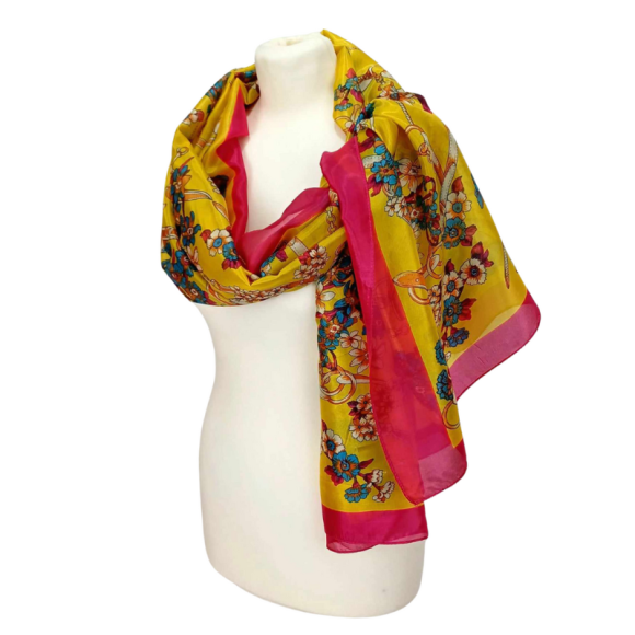 SZAL -  Jedwab naturalny z jedwabnym poliestrem