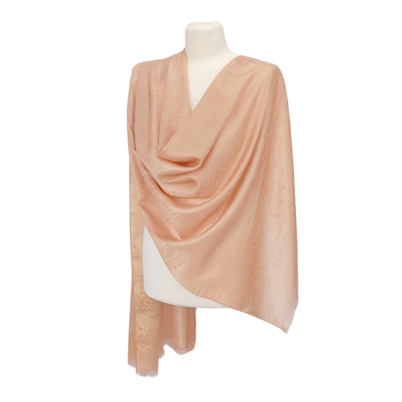 Szal z jedwabiu naturalnego Banarasi