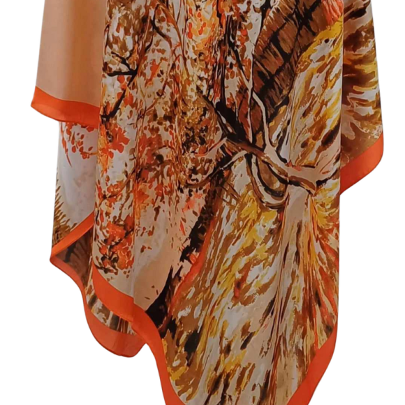 SZAL -  Jedwab naturalny z jedwabnym poliestrem