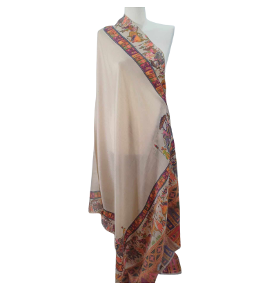 SZAL Z  PASHMINY   KALAMKARI