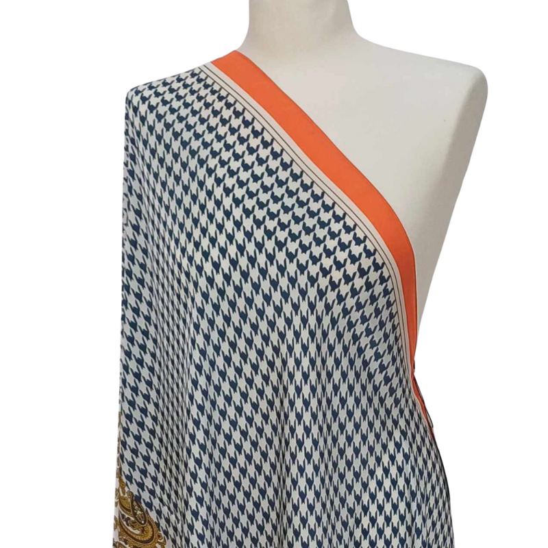 SZAL -  Jedwab naturalny z jedwabnym poliestrem