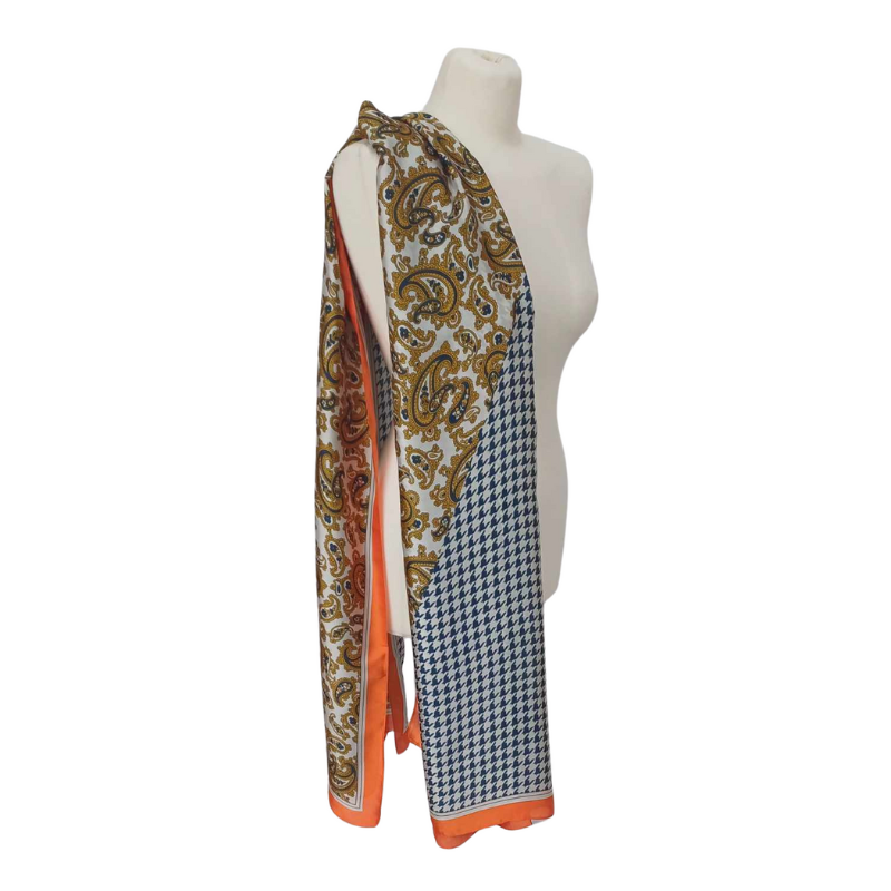 SZAL -  Jedwab naturalny z jedwabnym poliestrem