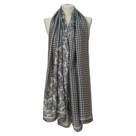 SZAL -  Jedwab naturalny z jedwabnym poliestrem