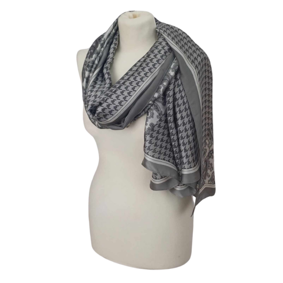 SZAL -  Jedwab naturalny z jedwabnym poliestrem