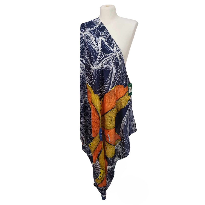 SZAL -  Jedwab naturalny z jedwabnym poliestrem