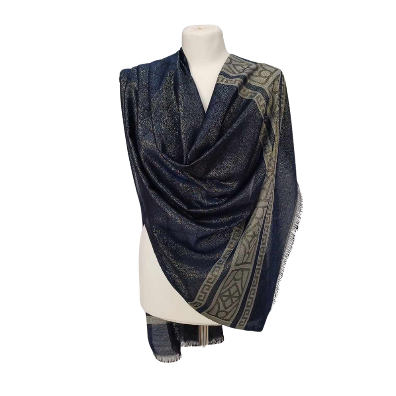 Szal z jedwabiu naturalnego Banarasi