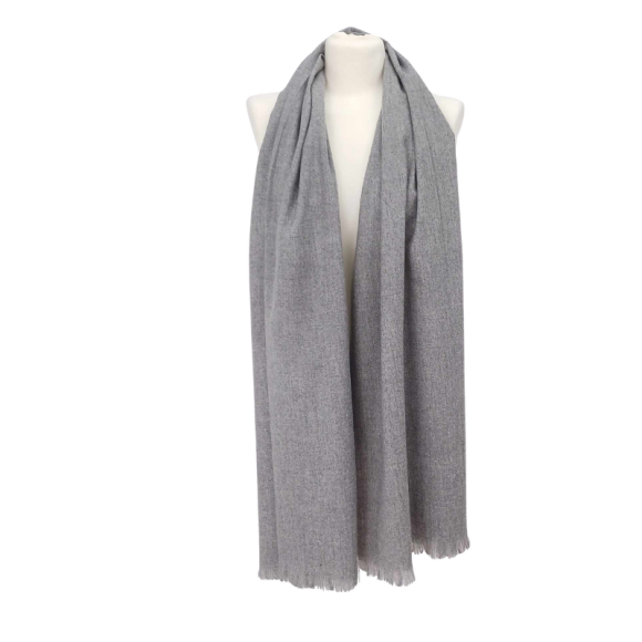 Szal wełniany z runa Kozy Changthangi