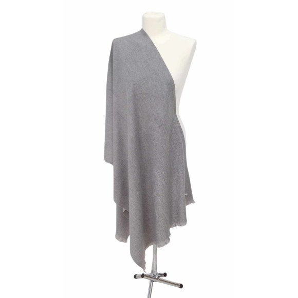 Szal wełniany z runa Kozy Changthangi