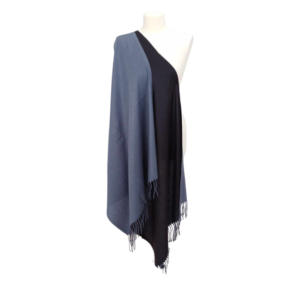 Szal wełniany z runa Kozy Changthangi