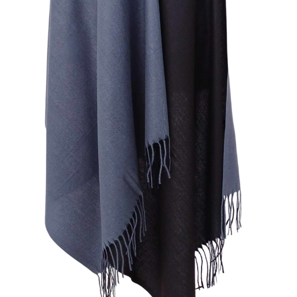 Szal wełniany z runa Kozy Changthangi