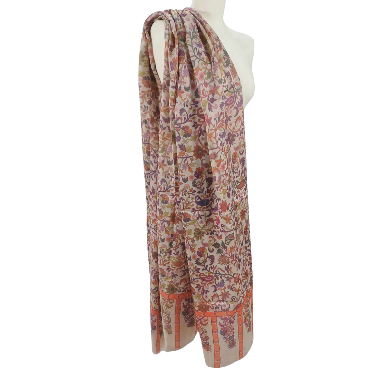 SZAL  - 100%  Kaszmir / Paszhmina  -  KALAMKARI