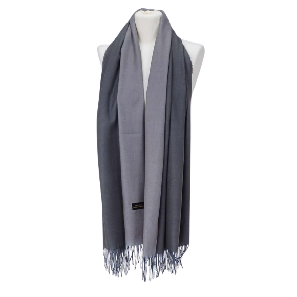 Szal wełniany z runa Kozy Changthangi