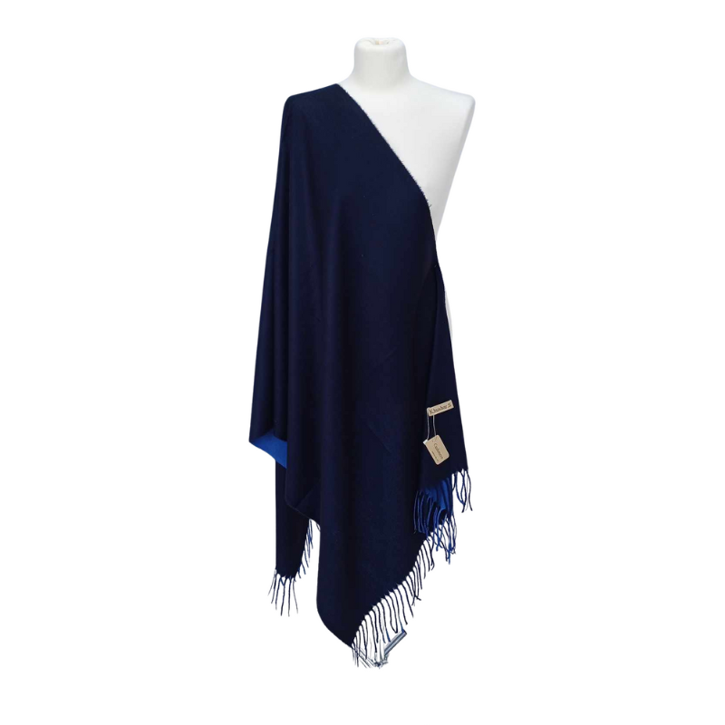 Szal wełniany z runa Kozy Changthangi