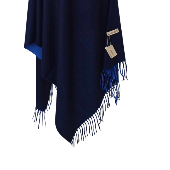 Szal wełniany z runa Kozy Changthangi