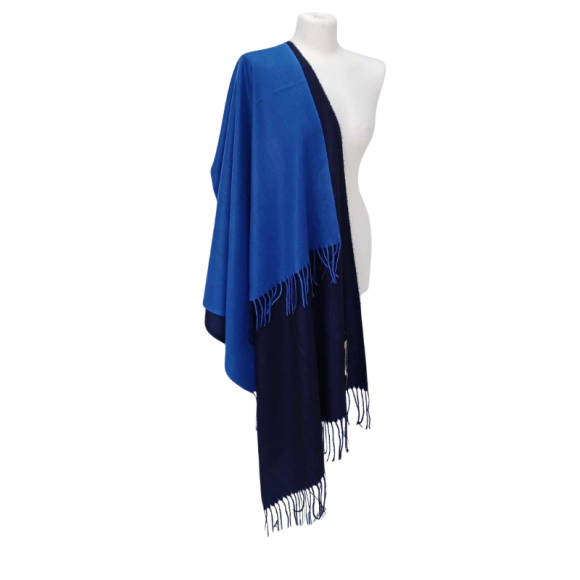 Szal wełniany z runa Kozy Changthangi