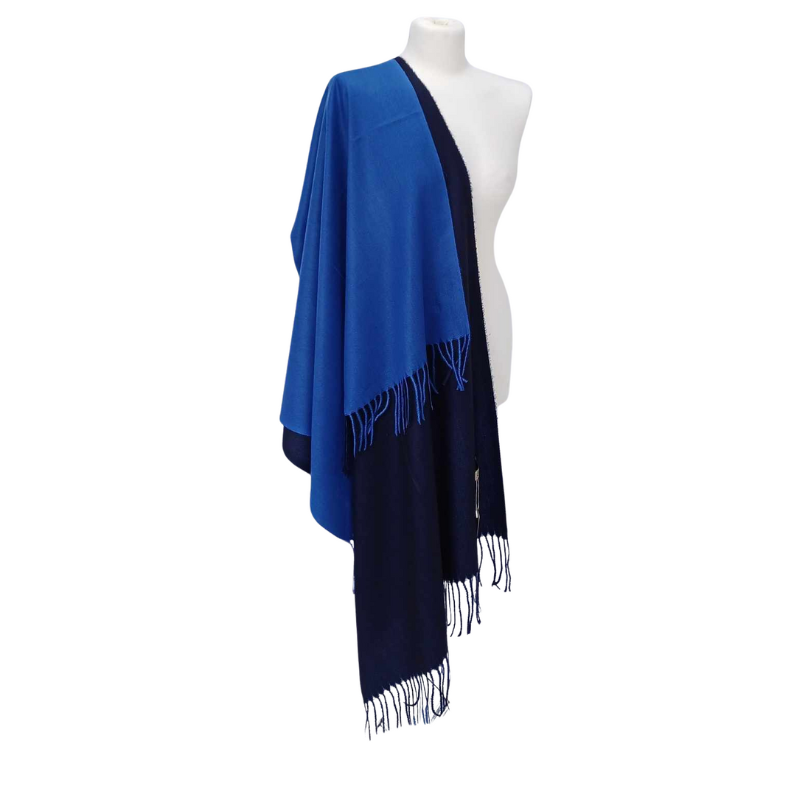 Szal wełniany z runa Kozy Changthangi