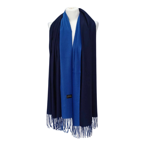 Szal wełniany z runa Kozy Changthangi