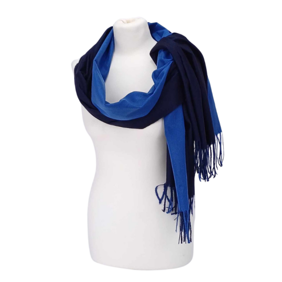 Szal wełniany z runa Kozy Changthangi