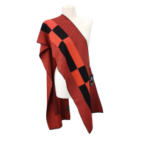 Szal z wełny jagnięcej  z dodatkiem lycry.