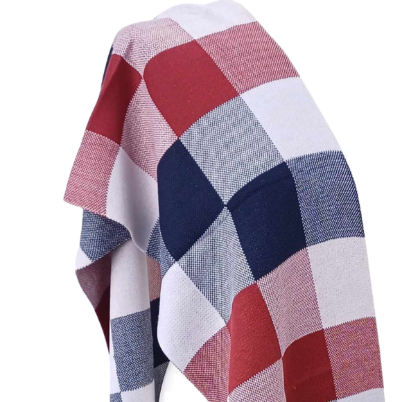 Szal z wełny jagnięcej  z dodatkiem lycry