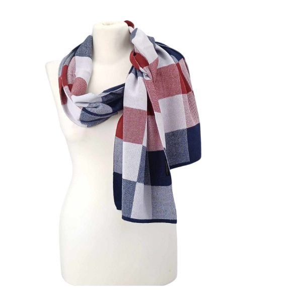 Szal z wełny jagnięcej  z dodatkiem lycry