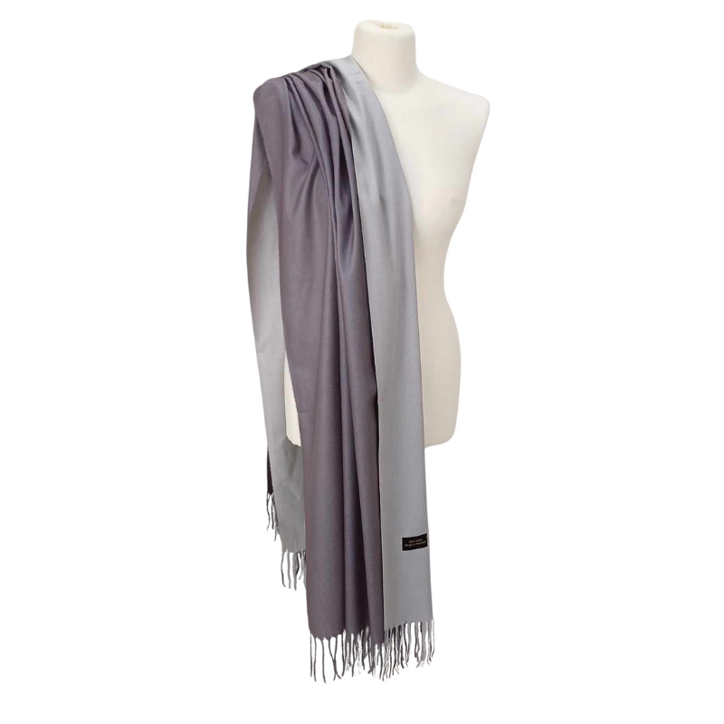 Szal wełniany z runa Kozy Changthangi