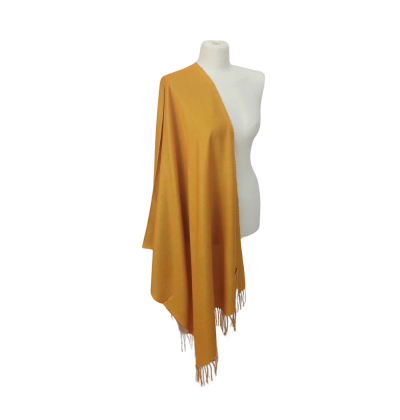 Szal wełniany z runa Kozy Changthangi