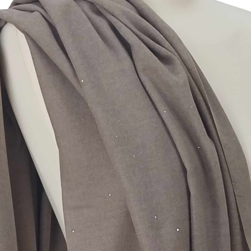 Szal wełniany z runa Kozy Changthangi