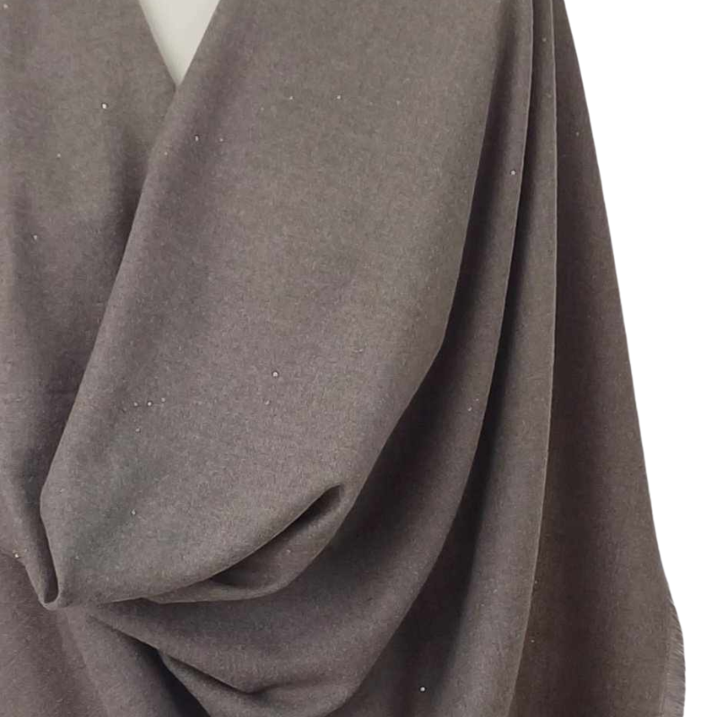 Szal wełniany z runa Kozy Changthangi