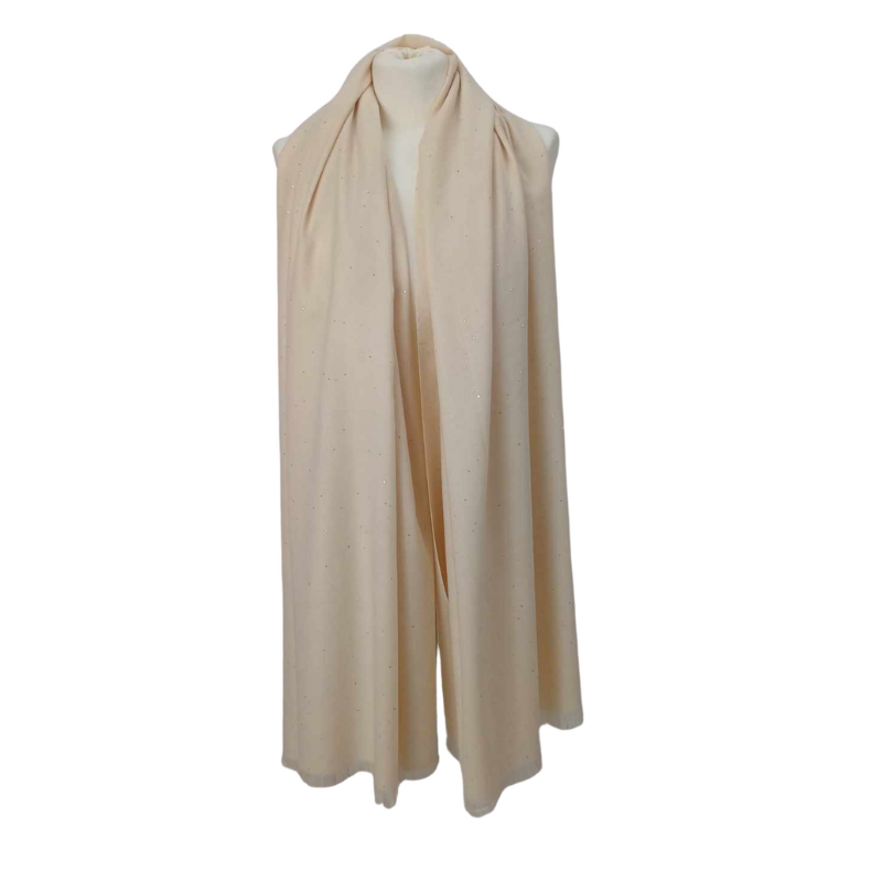 Szal wełniany z runa Kozy Changthangi