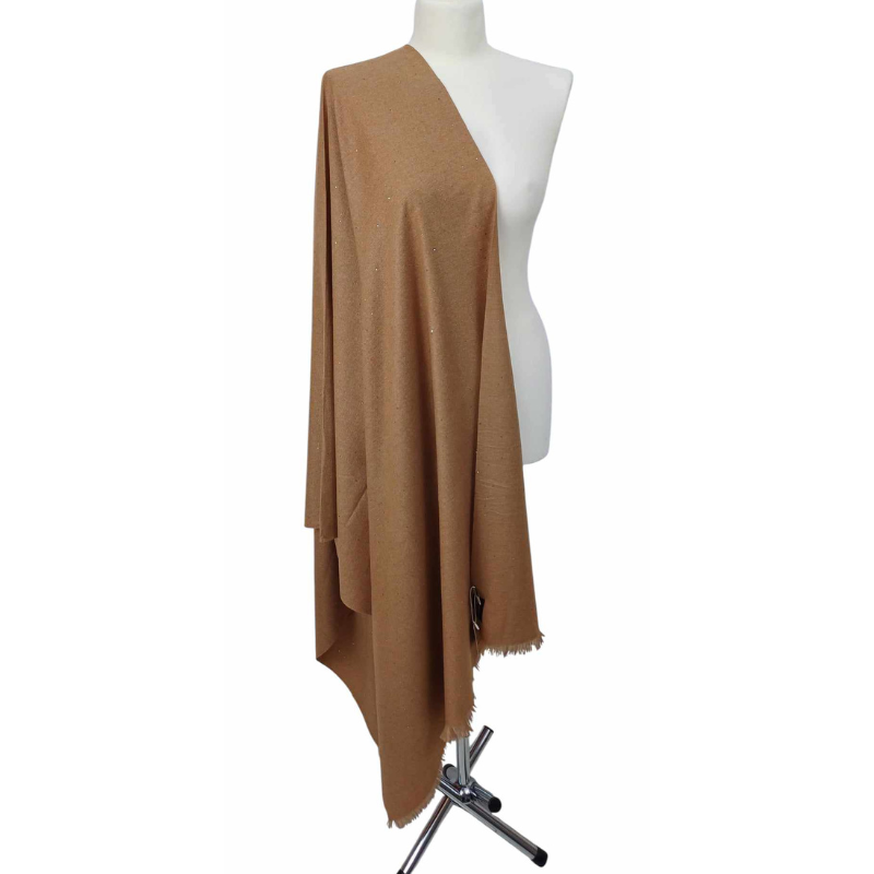 Szal wełniany z runa Kozy Changthangi