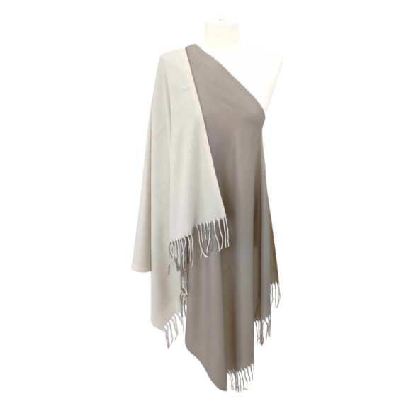 Szal wełniany z runa Kozy Changthangi