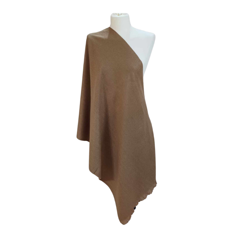 Szal wełniany z runa Kozy Changthangi