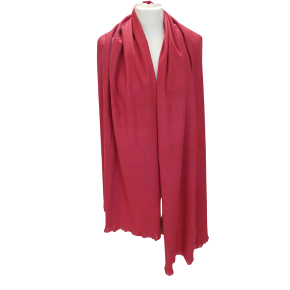 Szal wełniany z runa Kozy Changthangi