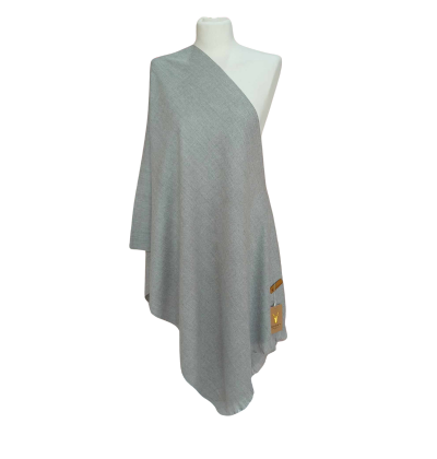 Szal wełniany z runa Kozy Changthangi